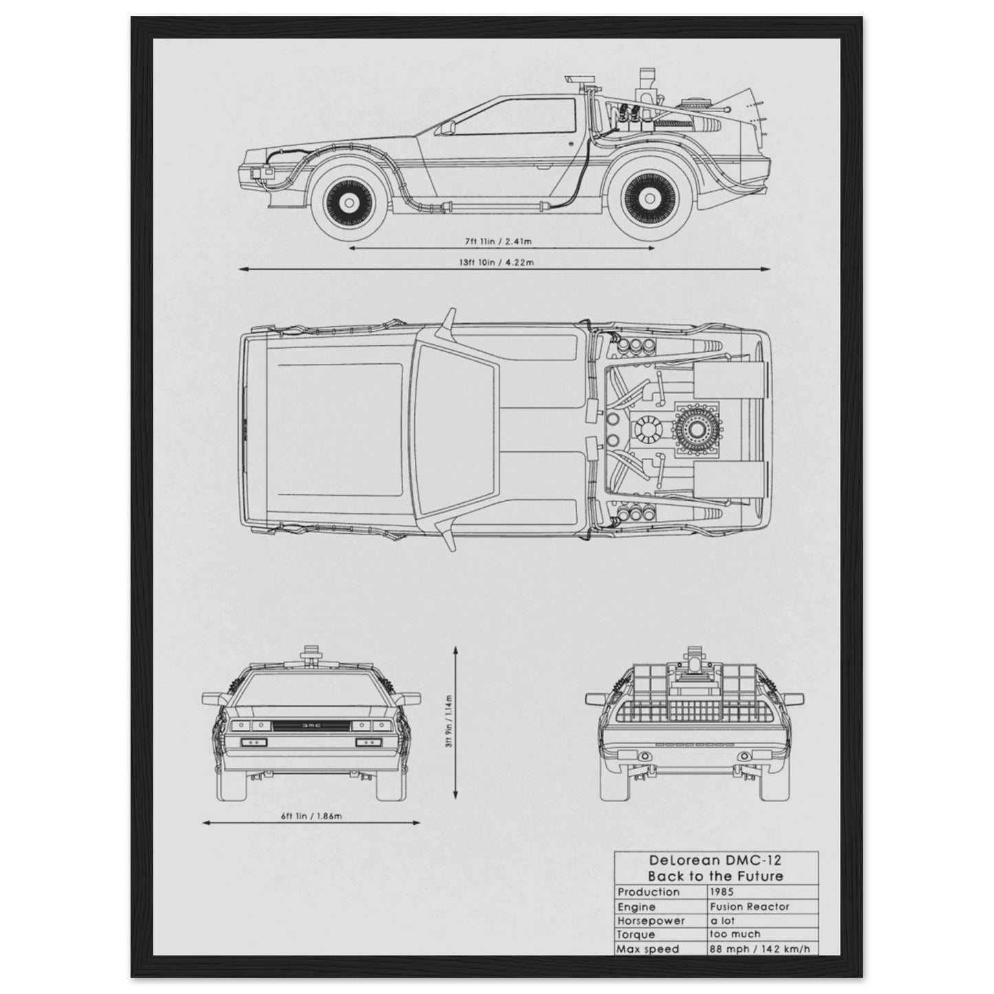 DeLorean - Time Machine - Back to the Future